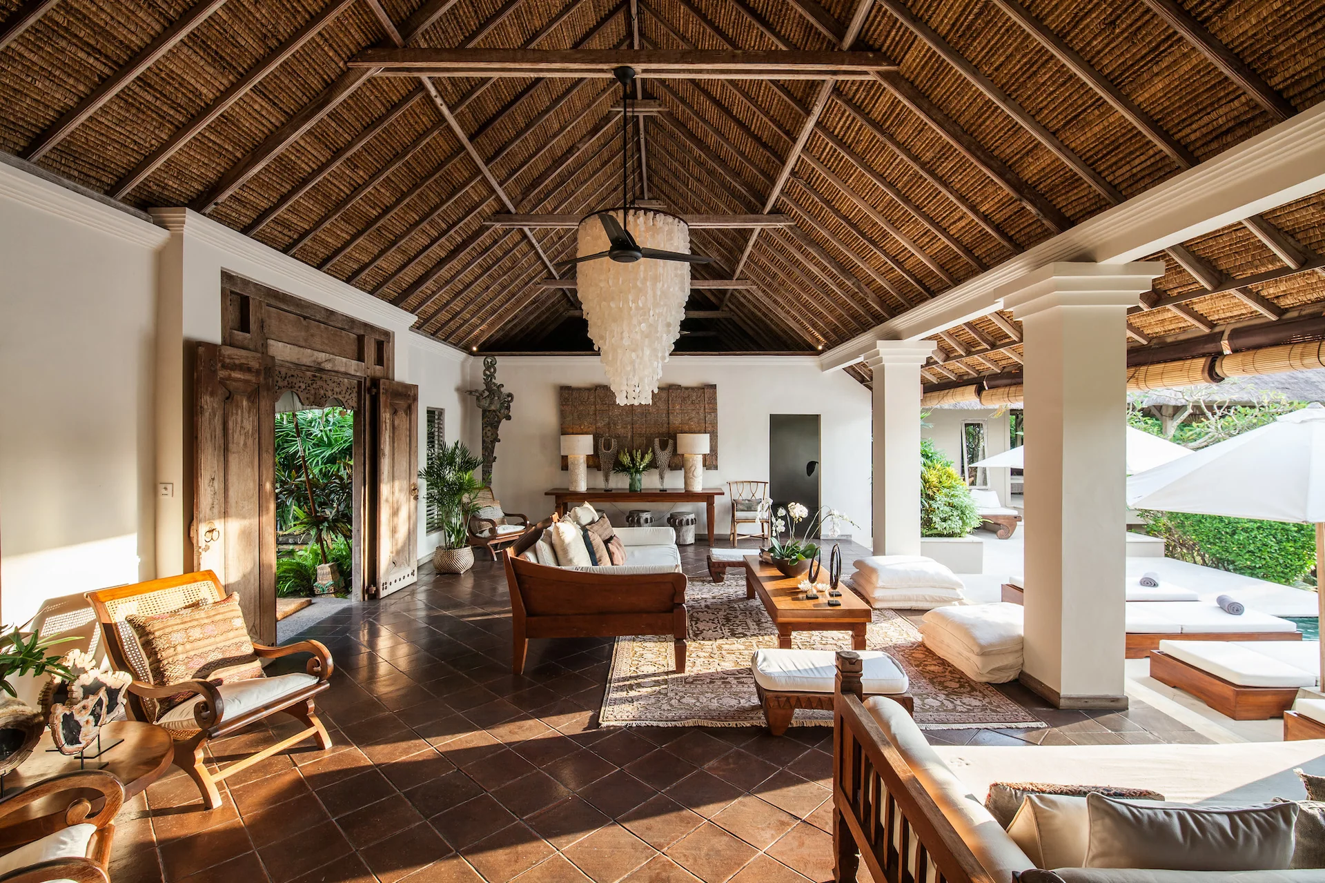 modern Balinese house design with Tri Mandala philosophy