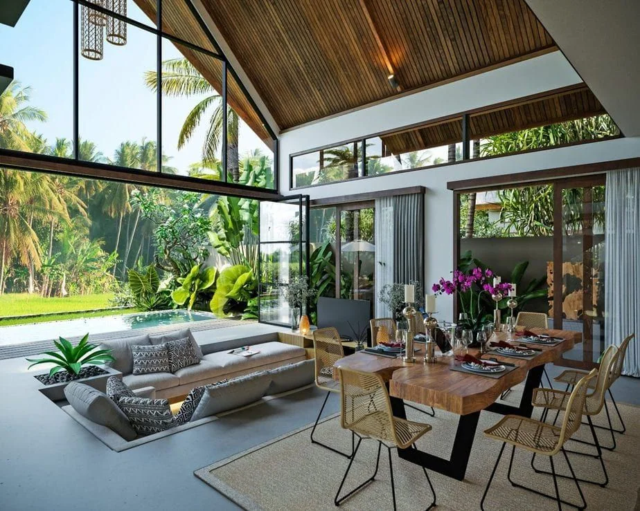 modern open-space Balinese house