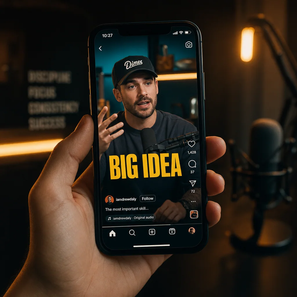 Podcast Clips — extraits courts d'un épisode de podcast long format