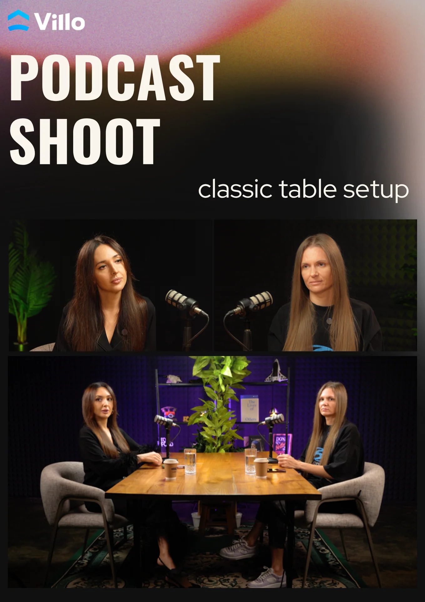 Подкаст, классический стол