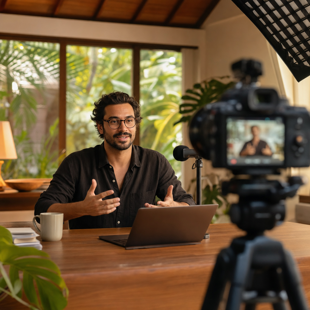 `Record Your Online Course in Bali — Villo Studio