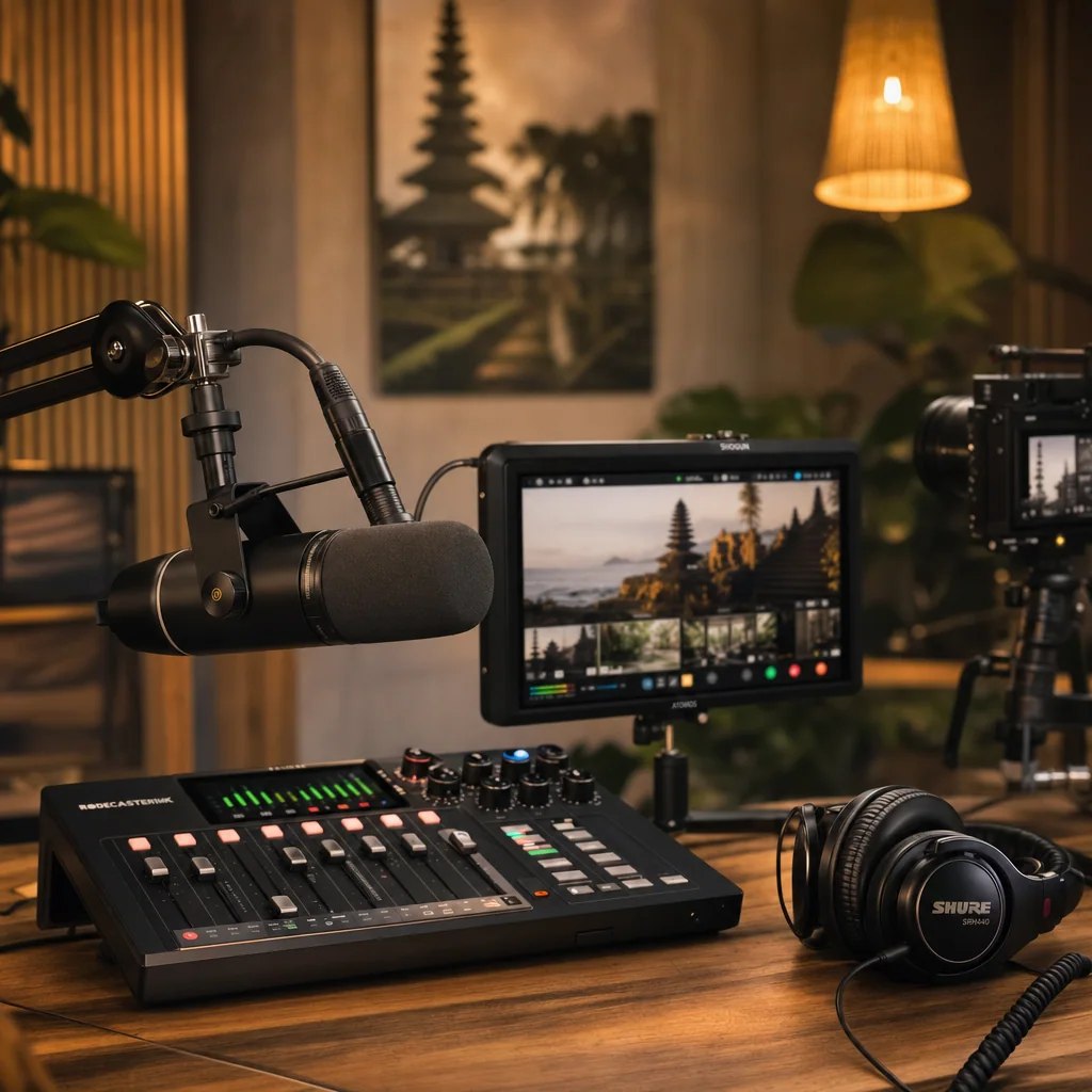 broadcast audio bali