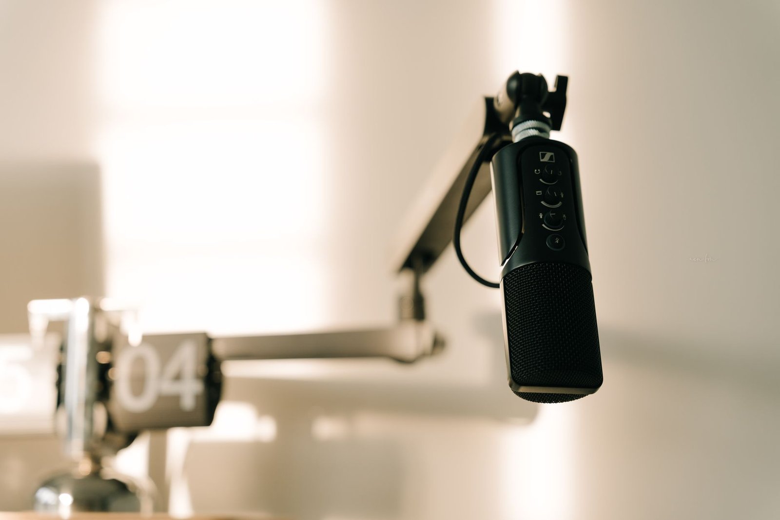 Production setup at Villo Studio for podcast studio bali