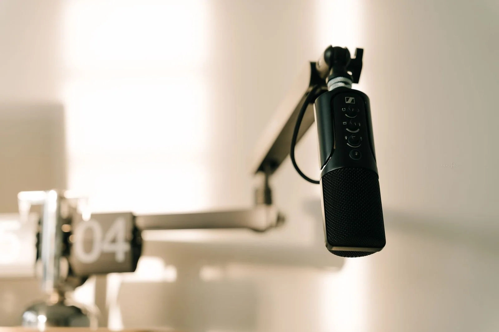 Production setup at Villo Studio for podcast studio bali
